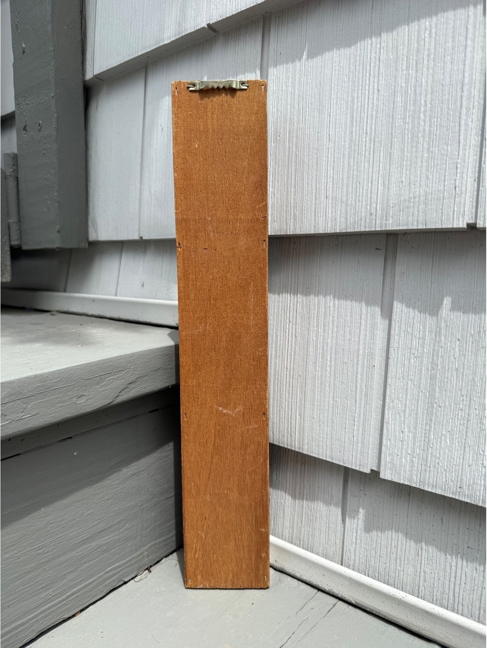 Vintage Wooden Wall Display Shelf Rack for Thimbles & Trinkets 15.5” x 3” - Picture 2 of 2